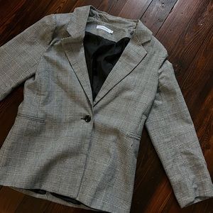 Plaid Blazer
